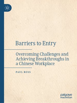 cover image of Barriers to Entry